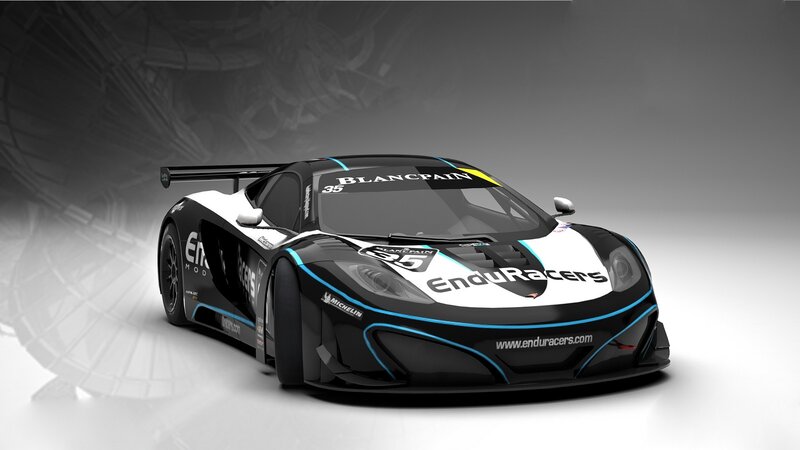 Race Car on Display — Black, Dramatic, 3d Render, Windshield