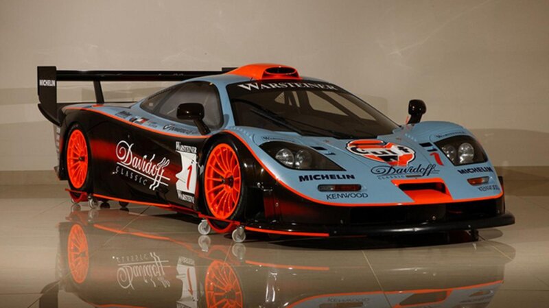 Race Car on Display — Black