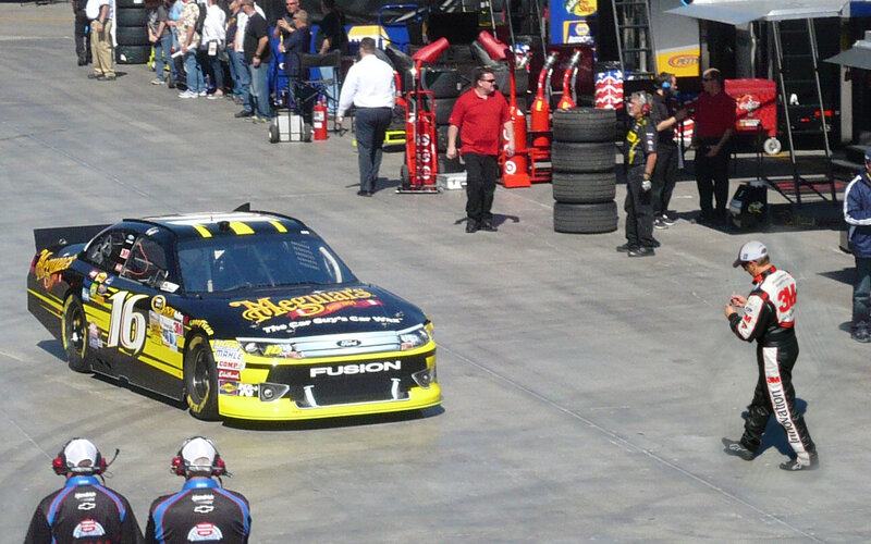 Race Car on Pit Road