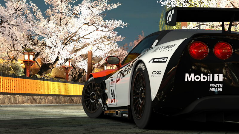 Race Car on Street