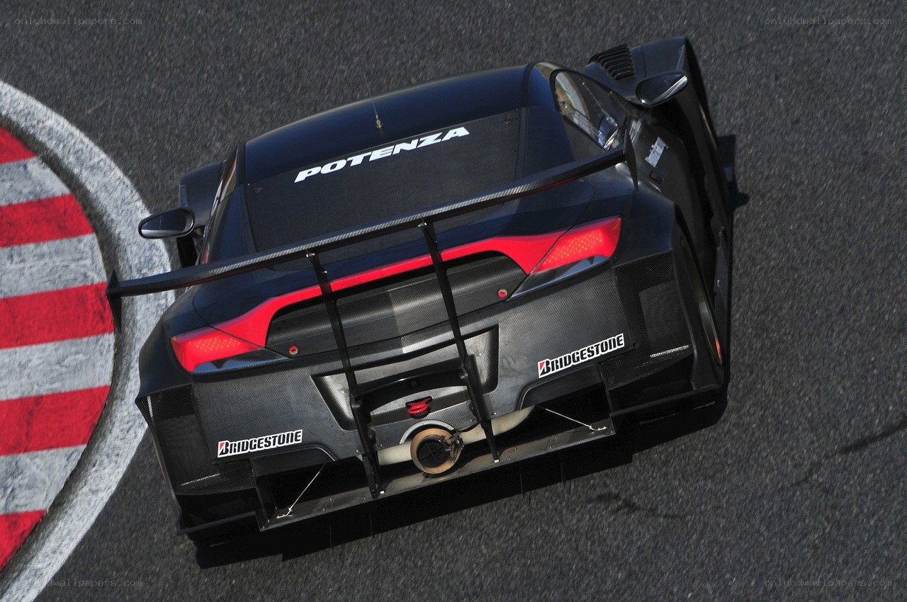 race car on track
