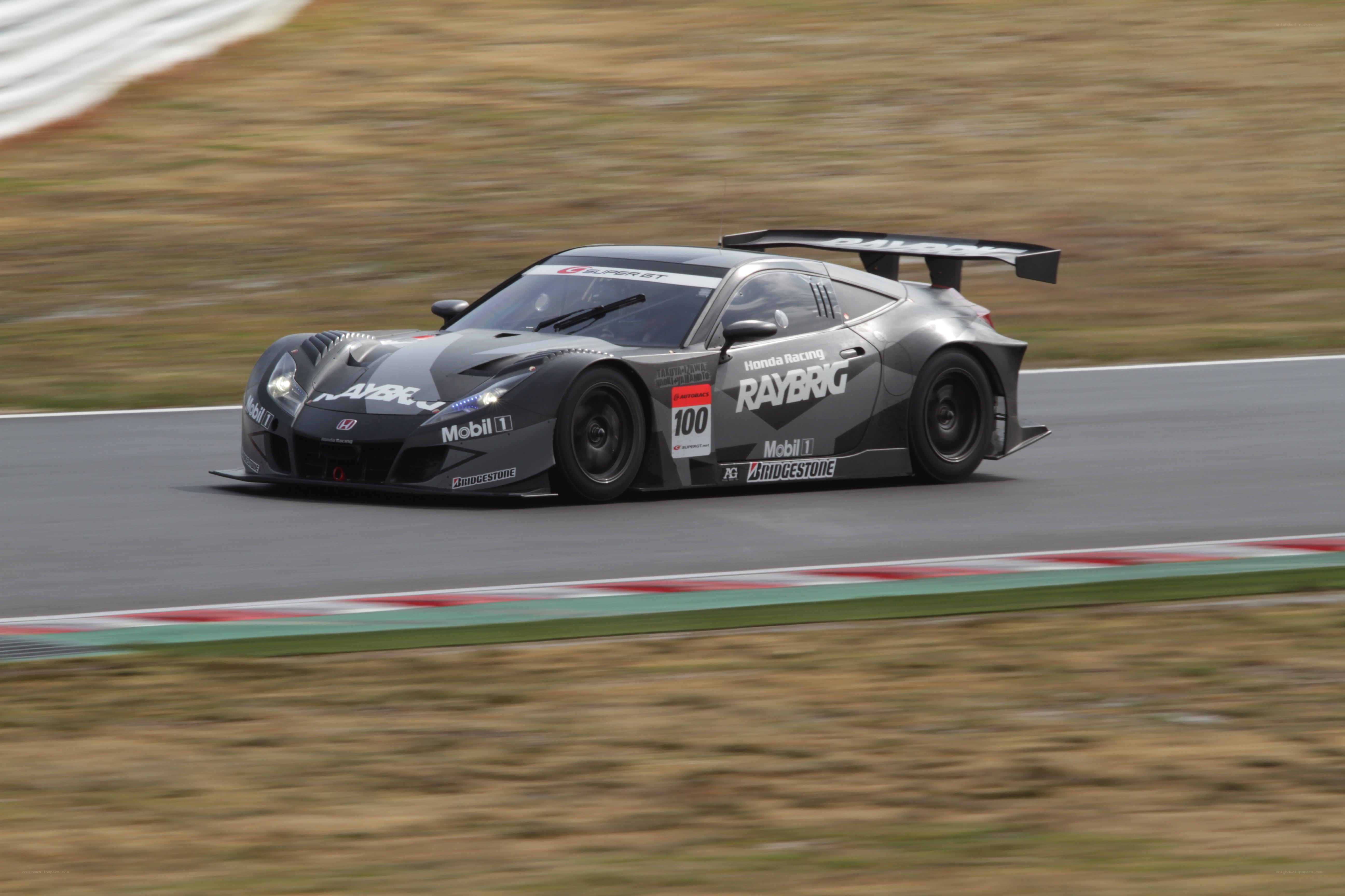 race car on track