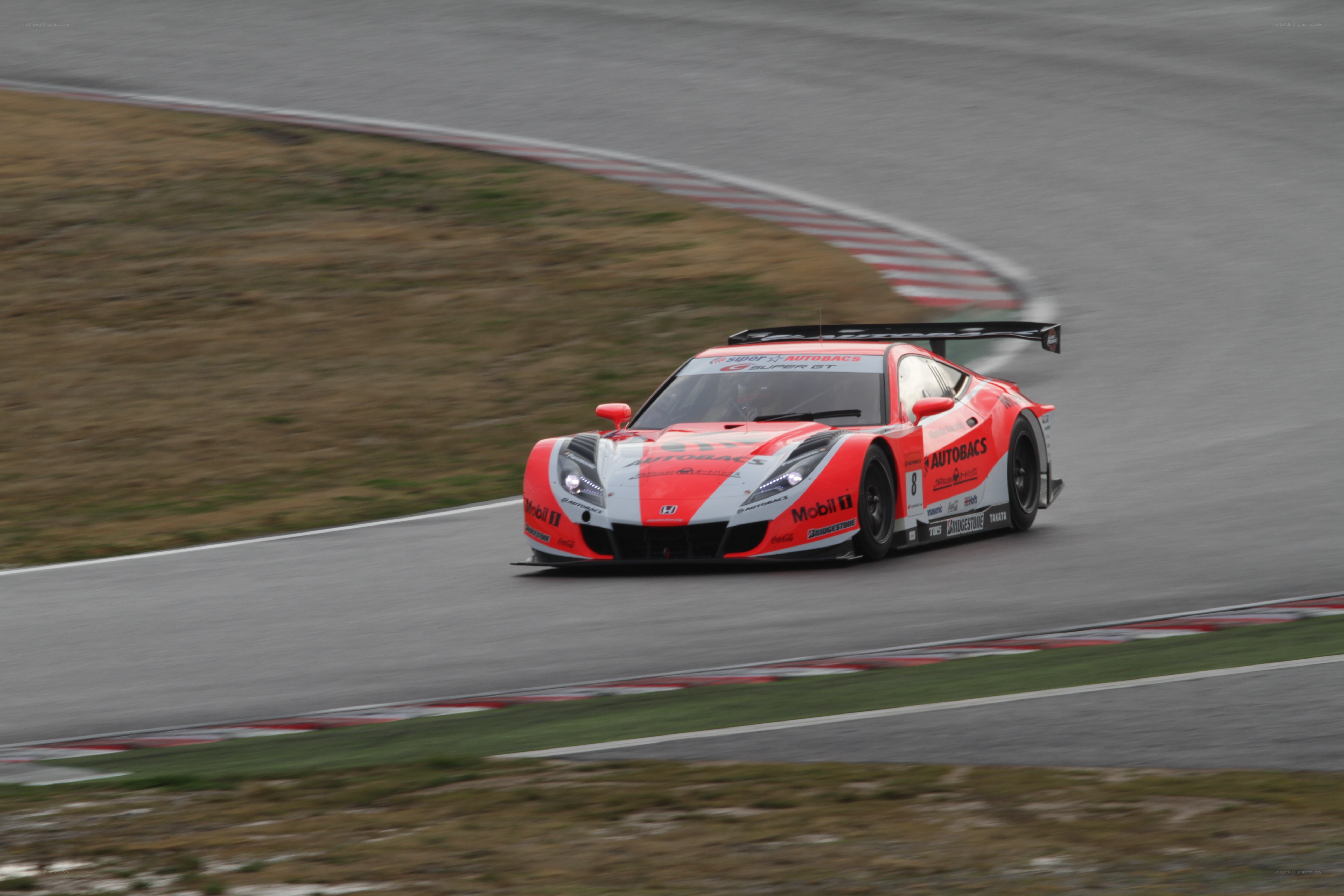 race car on track