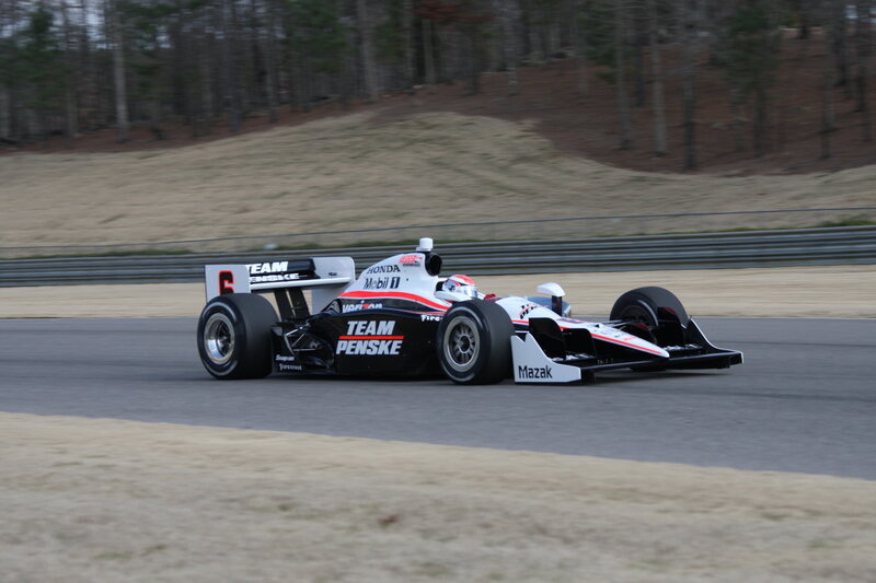 race car on track