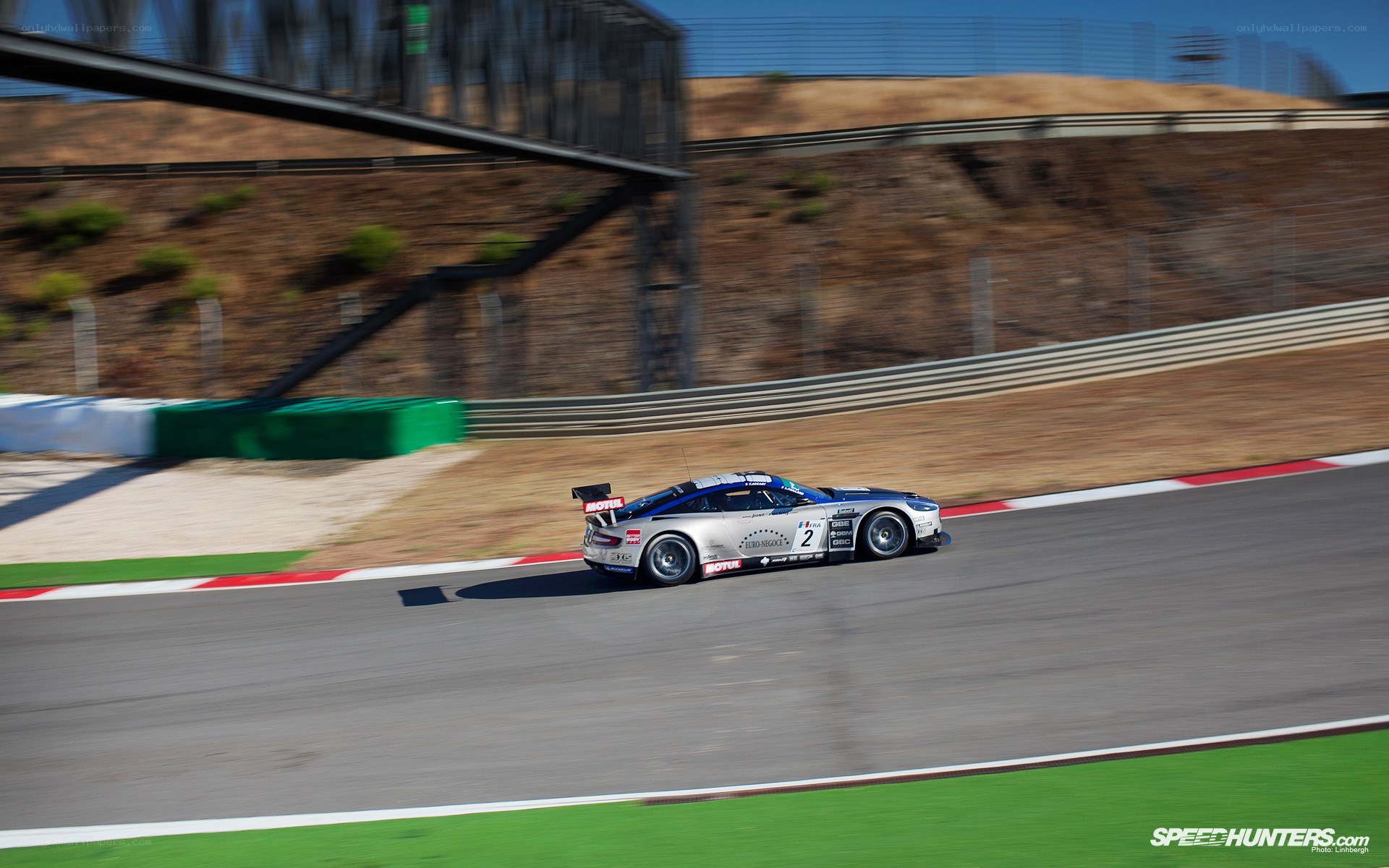 race car on track