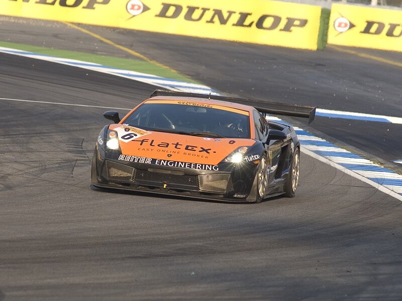 race car on track