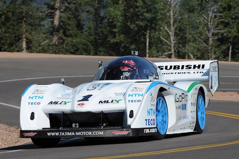 race car on track