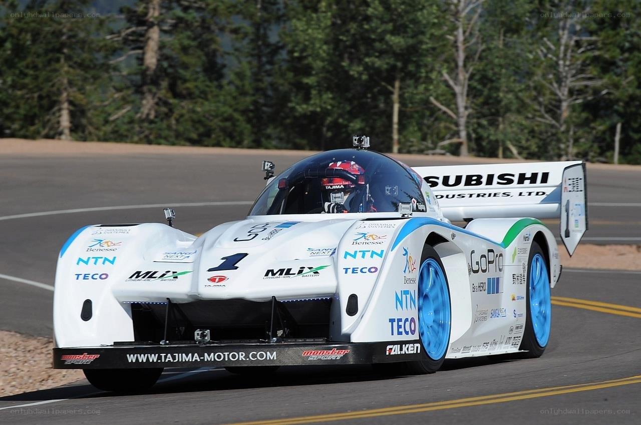race car on track