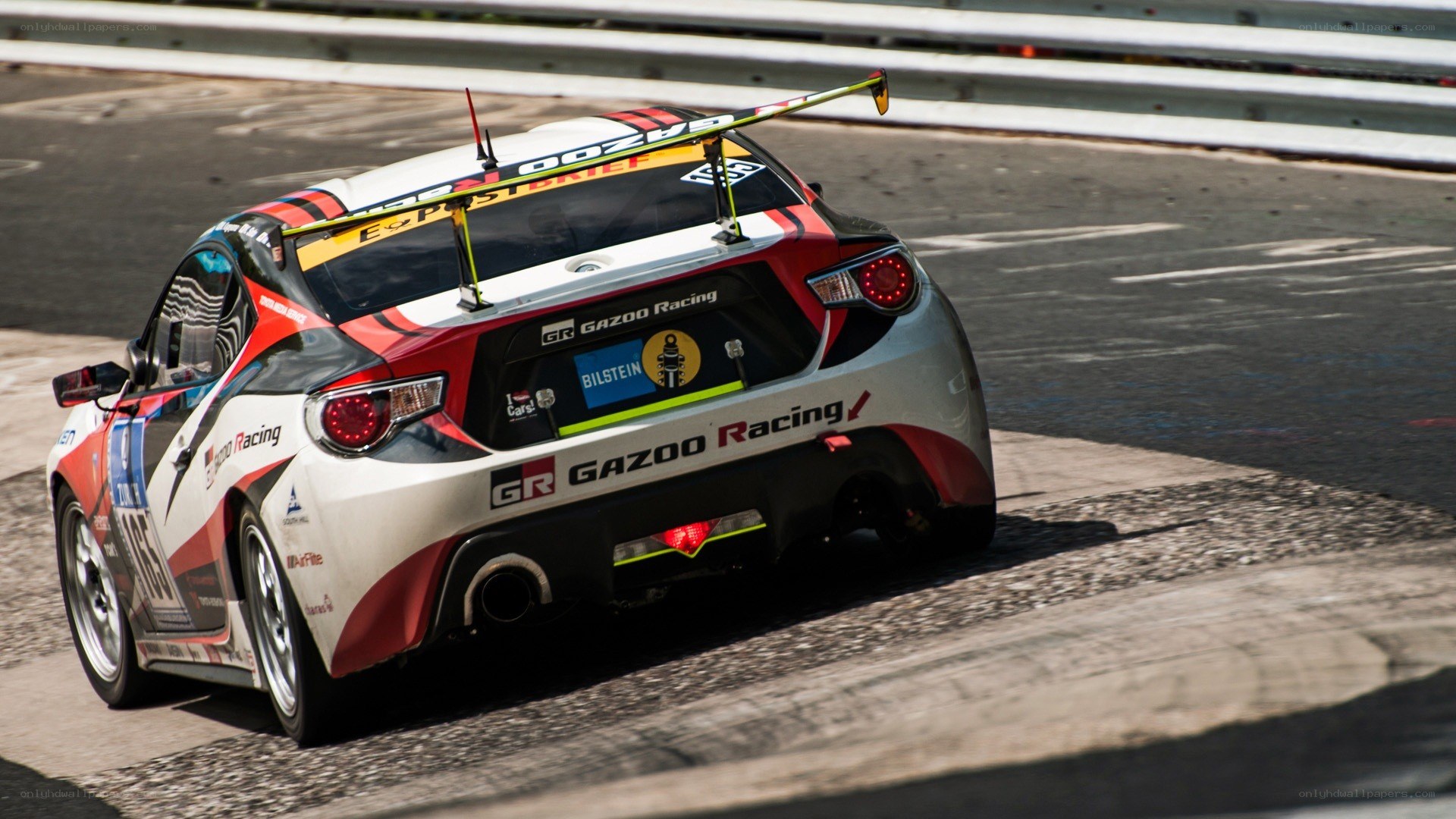 race car on track