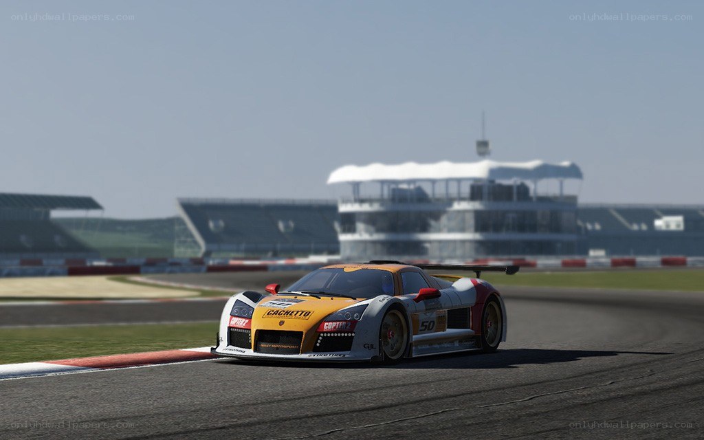 race car on track