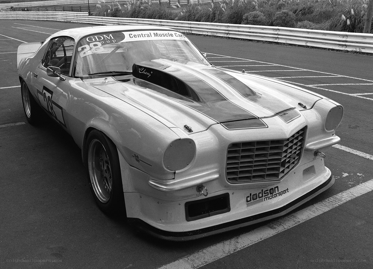 race car on track