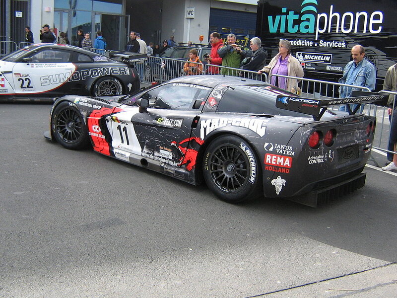 Race Car on Track — Black, Active, Afternoon