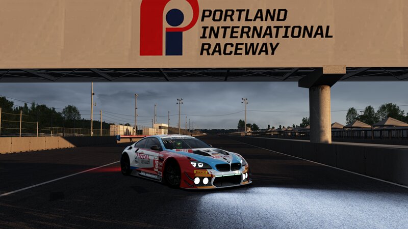Race Car on Track — Black, Dramatic, Sunset, 3d Render, Race Car