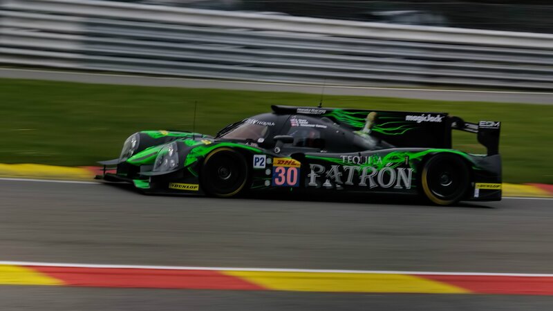 Race Car on Track — Black, Dynamic, Photograph