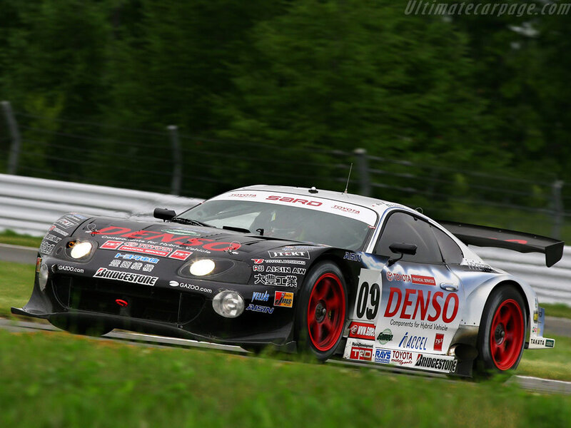 Race Car on Track — Black, Dynamic