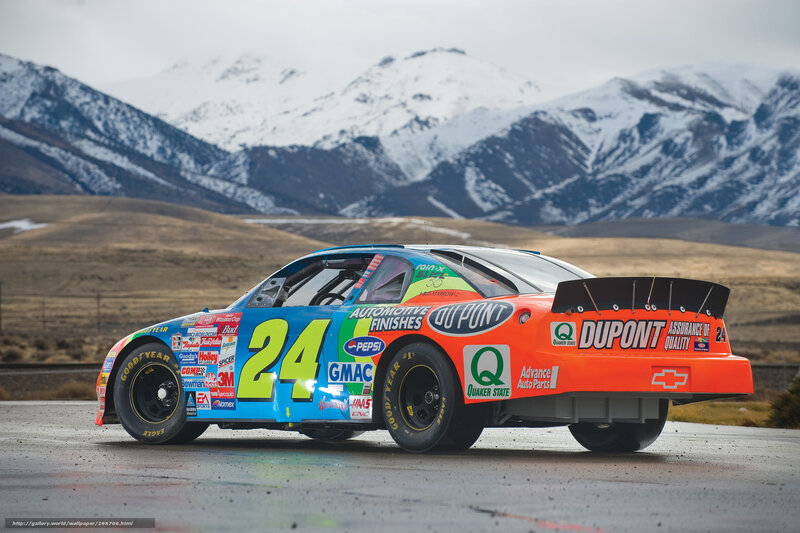 Race Car on Track — Blue, Dramatic