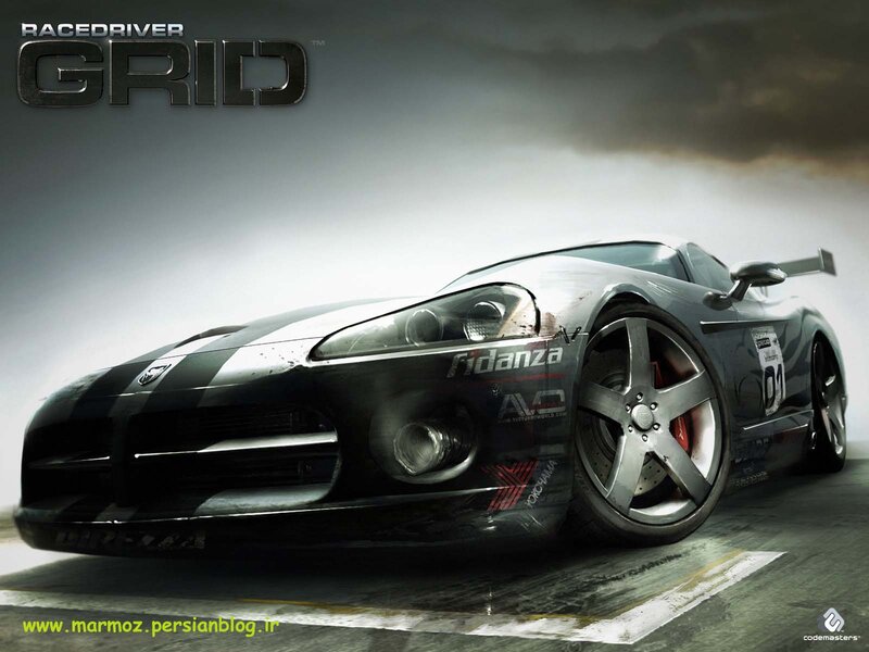 Race Car on Track — Gray, Dramatic