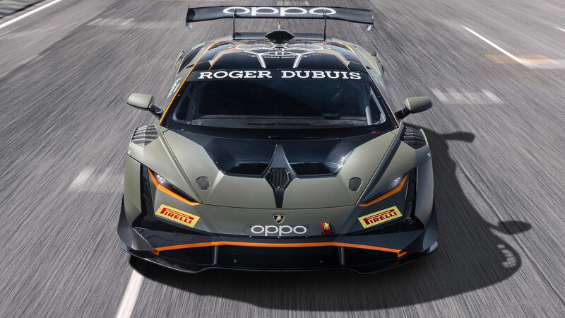 Race Car on Track — Gray, Dynamic, Photograph