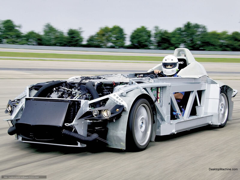 Race Car on Track — Gray, Dynamic
