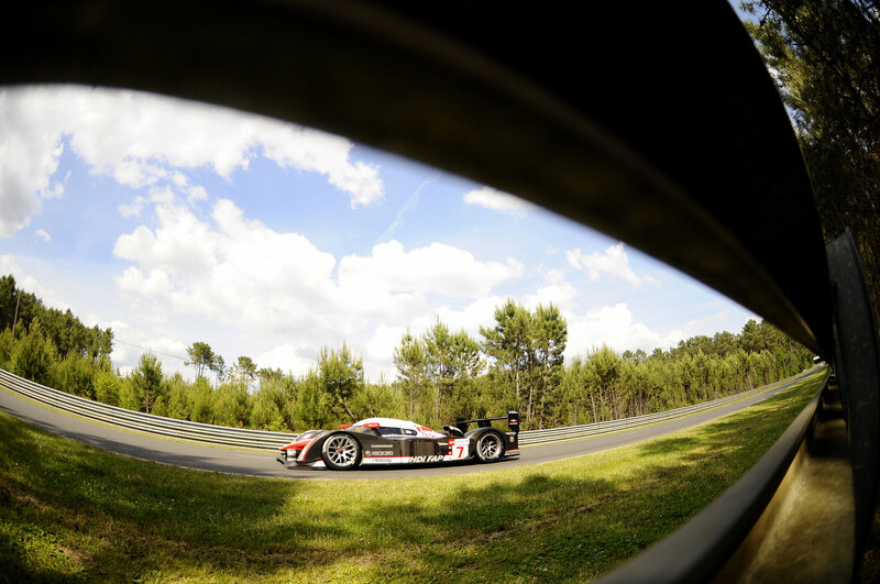 Race Car on Track — Green, Outdoor