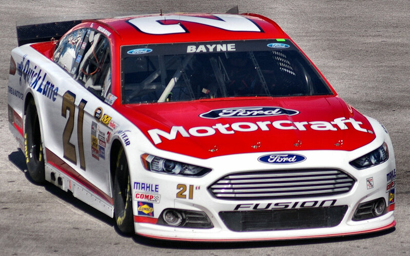 Race Car on Track — Red, Dynamic, Afternoon, Photograph