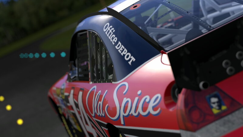 Race Car on Track — Red