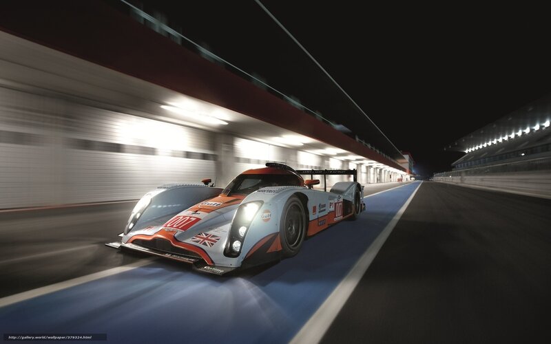 Race Car on Track — White, Dramatic
