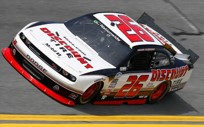 Race Car on Track — White, Dynamic, Afternoon