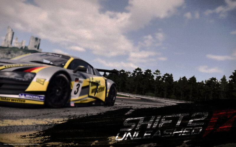 Race Car on Track — Yellow, Dynamic