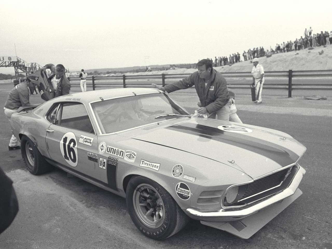 Race car pit stop