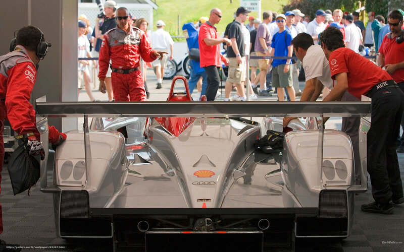 Race car pit stop preparation