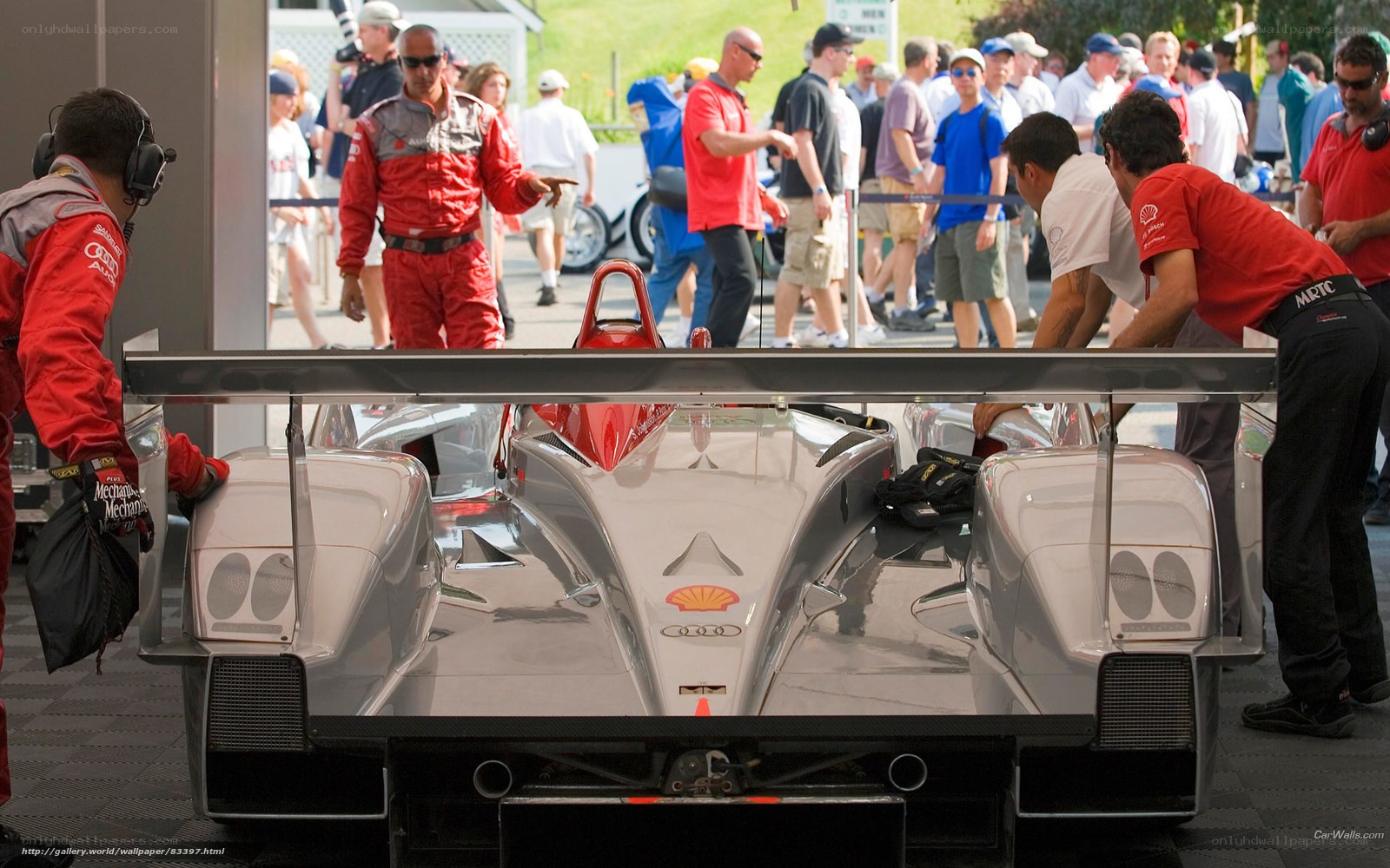 Race car pit stop preparation