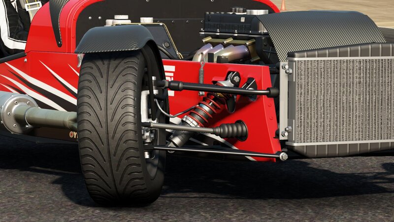 race car rear suspension