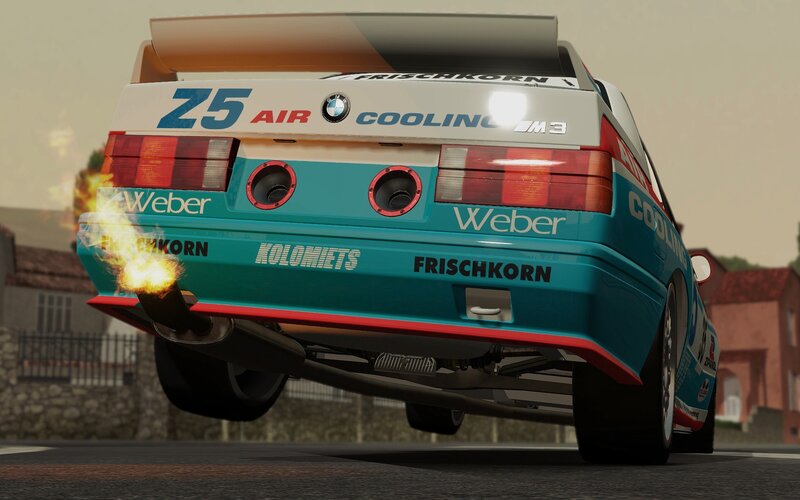 Race Car Rear View — Teal