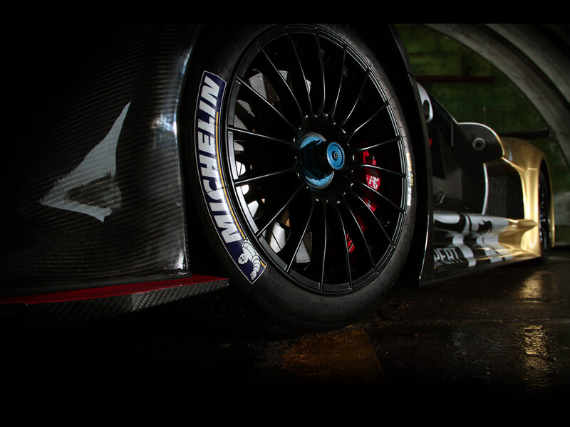 Race Car Wheel — Black