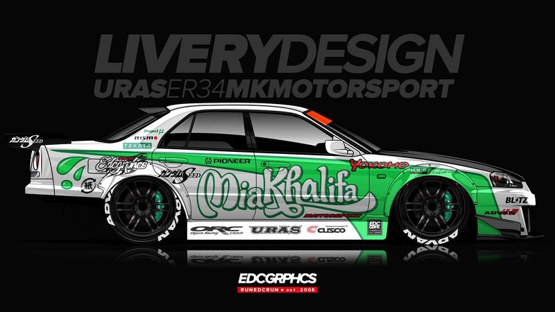 Race Car with Custom Livery