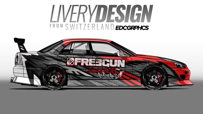 Race Car with Livery