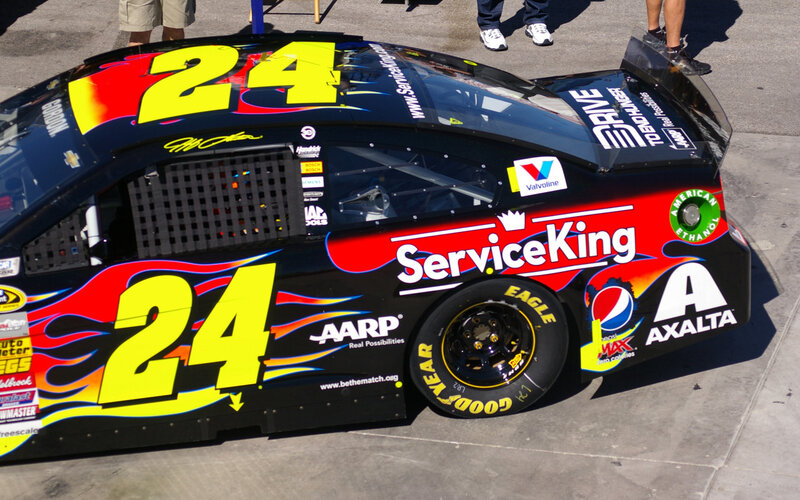 Race Car with Number 24