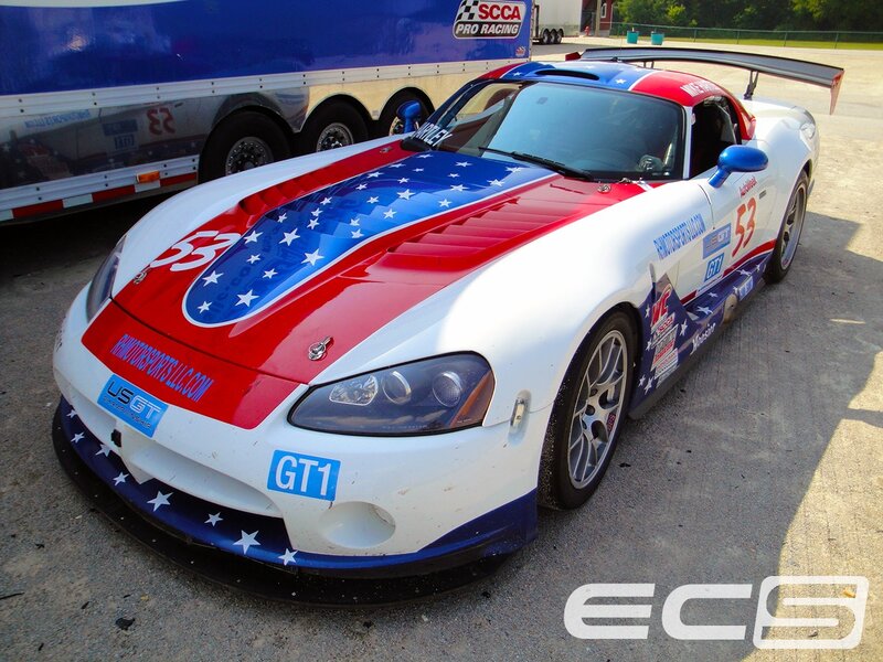 Race Car with Patriotic Livery