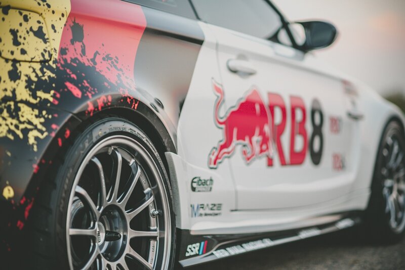 Race Car with Splatter Paint