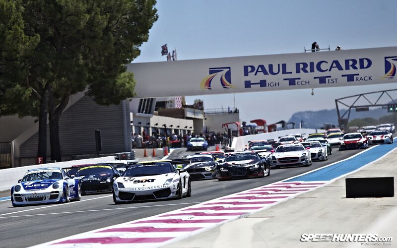 Race cars at Paul Ricard