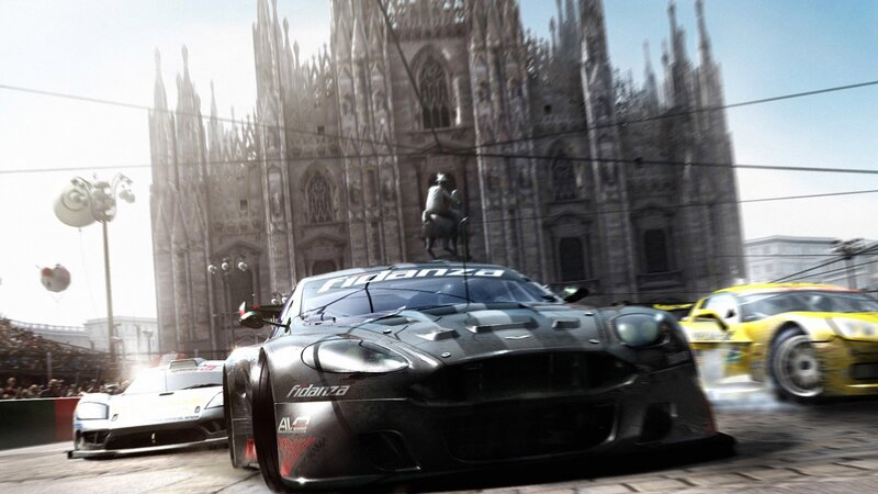 Race cars in Milan