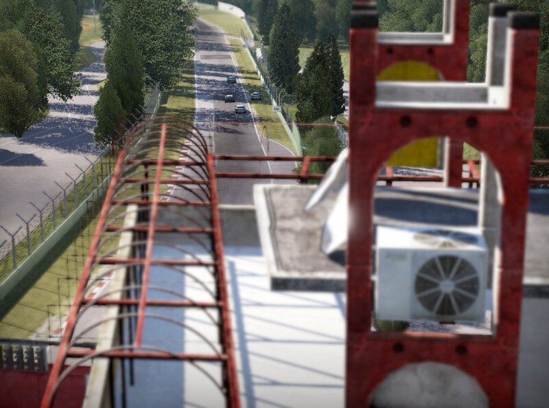 race cars on a track