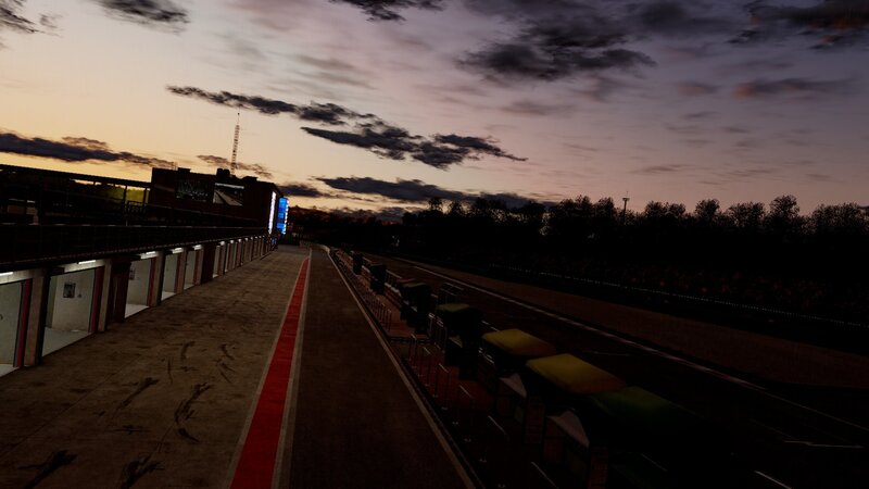 Race Track Pit Lane