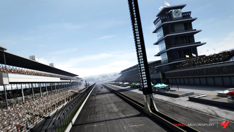Race Track with Cars
