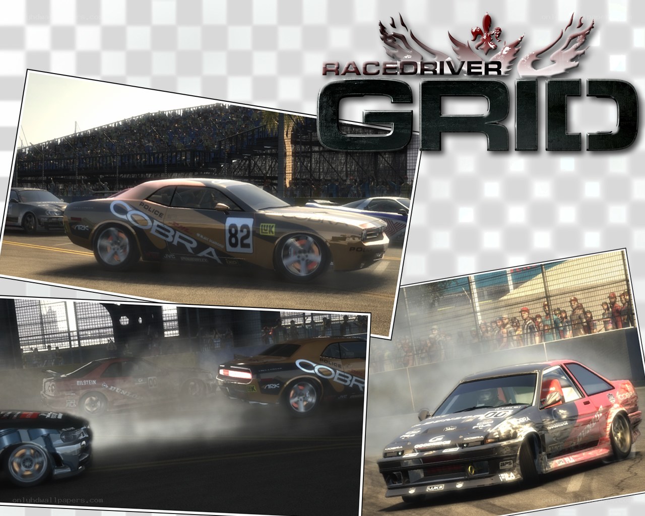 RaceDriver Grid game collage