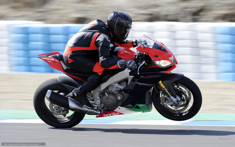Racer on Red Motorcycle