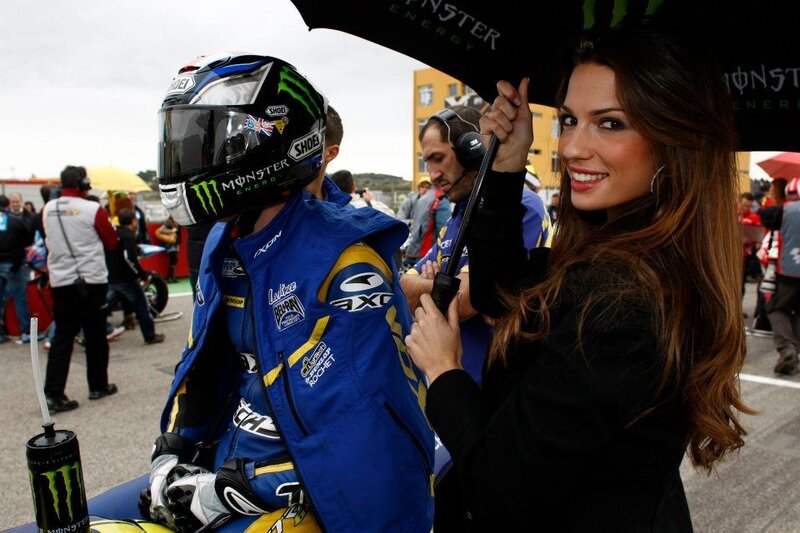 Racer with promotional model