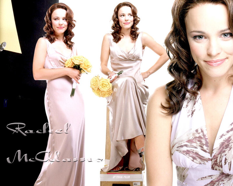 Rachel McAdams in a pink dress