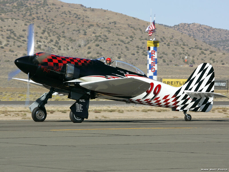 Racing Airplane on Runway